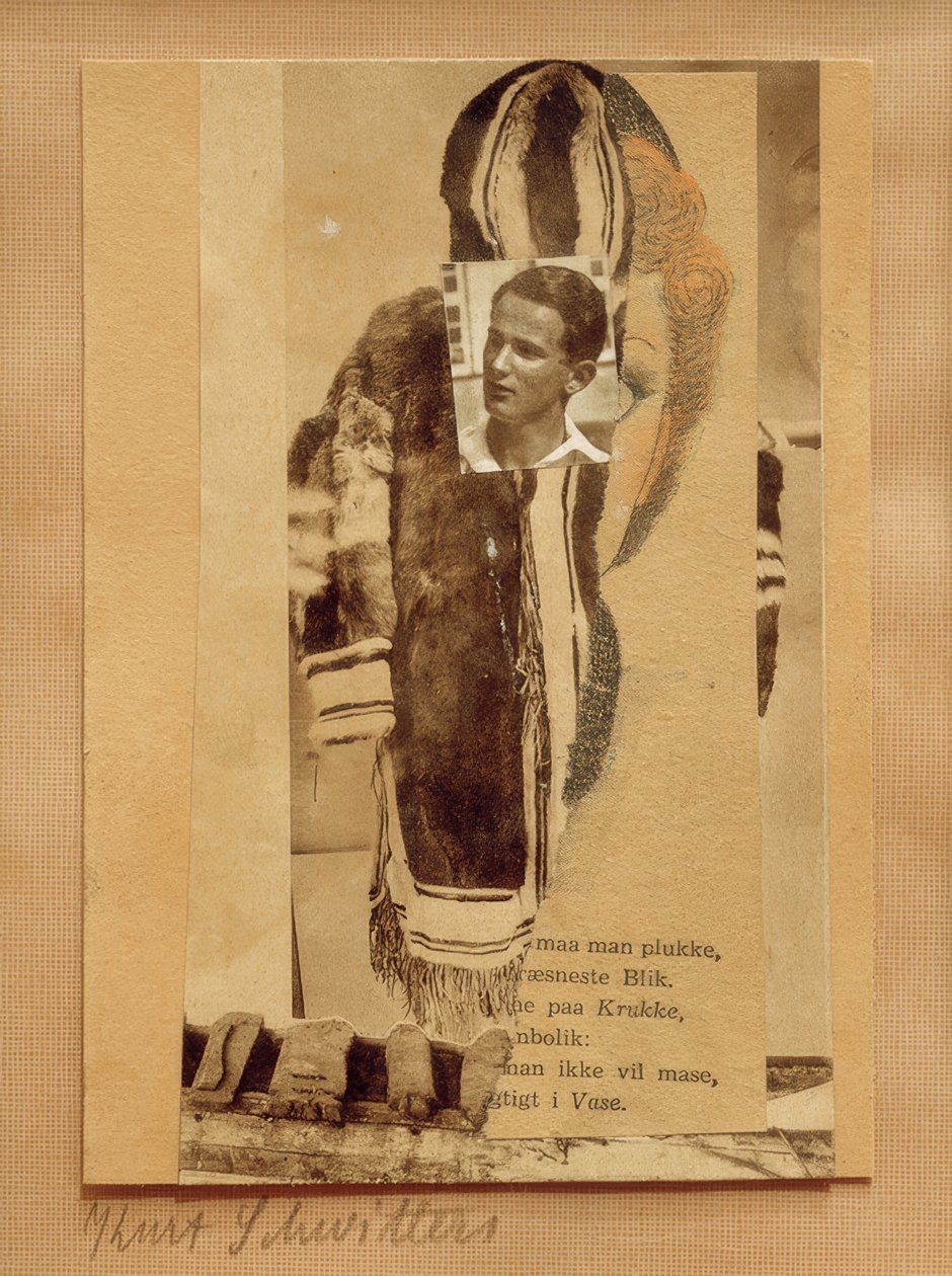 Ohne Titel (paa Krukke) von Kurt Schwitters