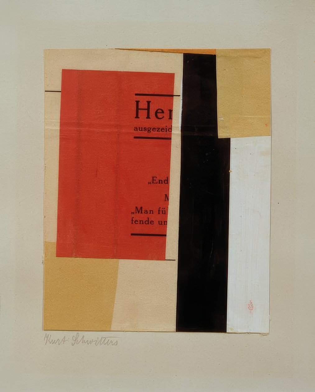 Ohne Titel von Kurt Schwitters
