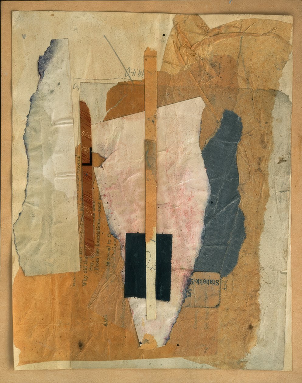 Phantasie über Dächern von Kurt Schwitters