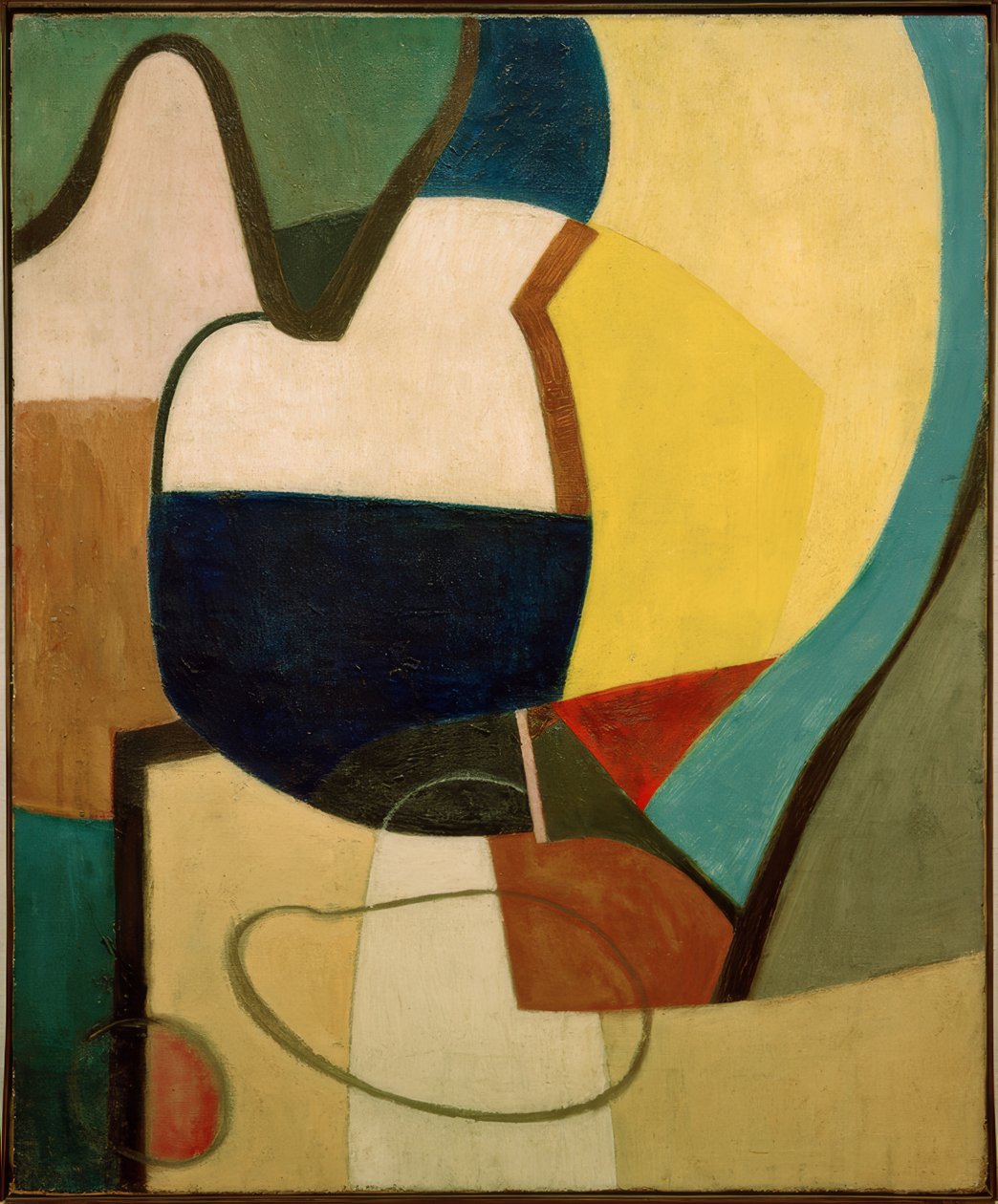 Stillleben auf einem Tisch von Kurt Schwitters