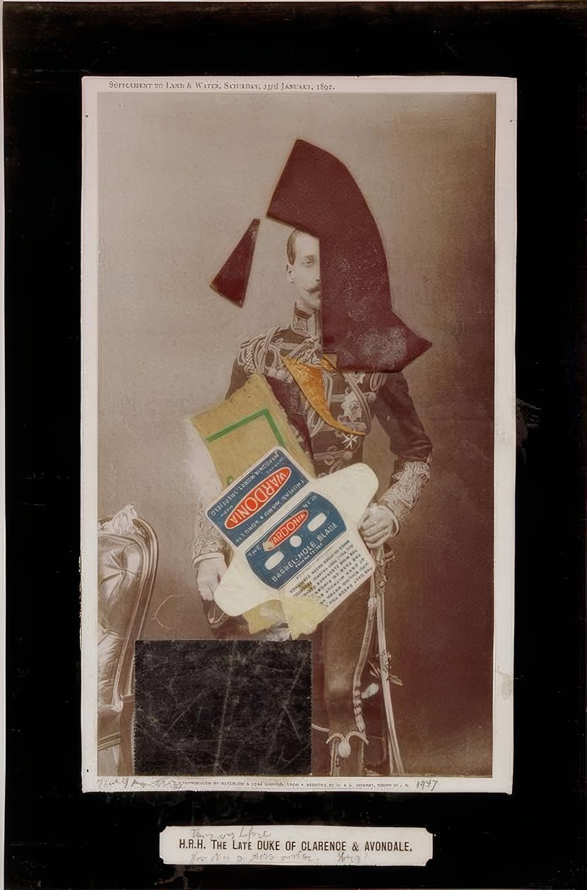Der verstorbene Herzog von Clarence und Avondale von Kurt Schwitters
