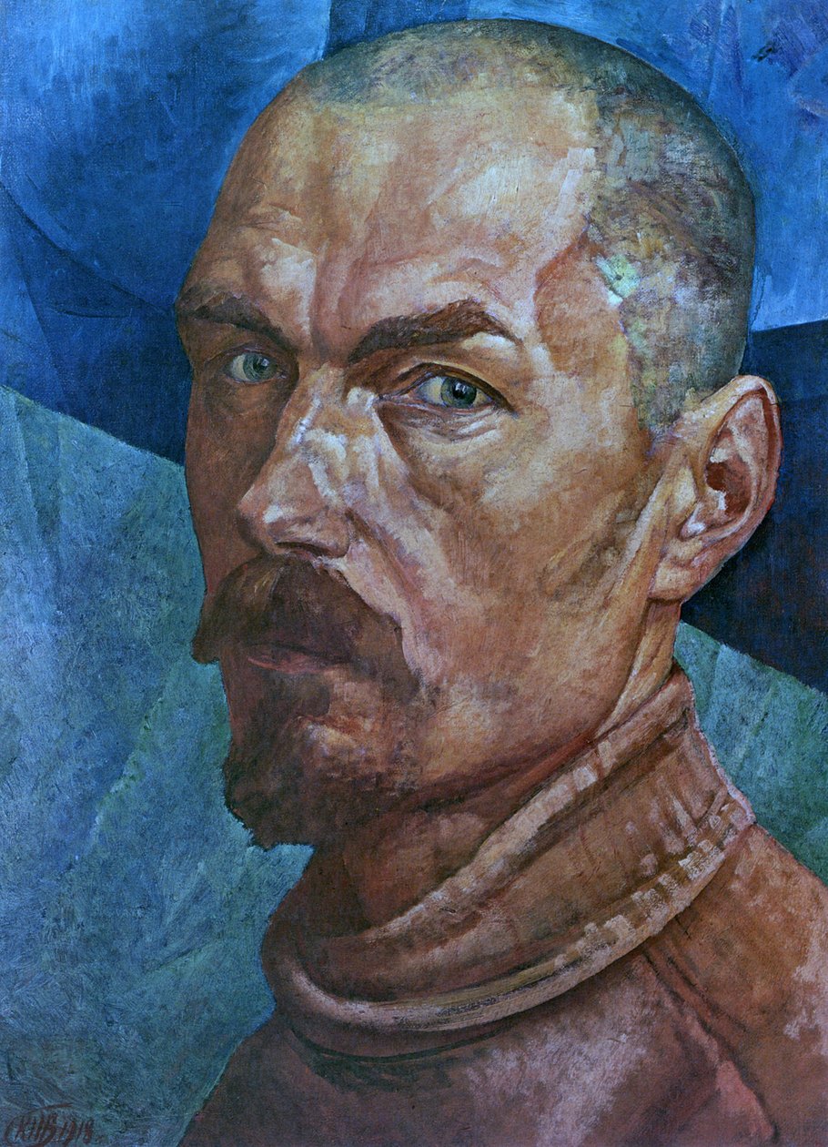 Selbstporträt von Kuzma Sergeevich Petrov Vodkin