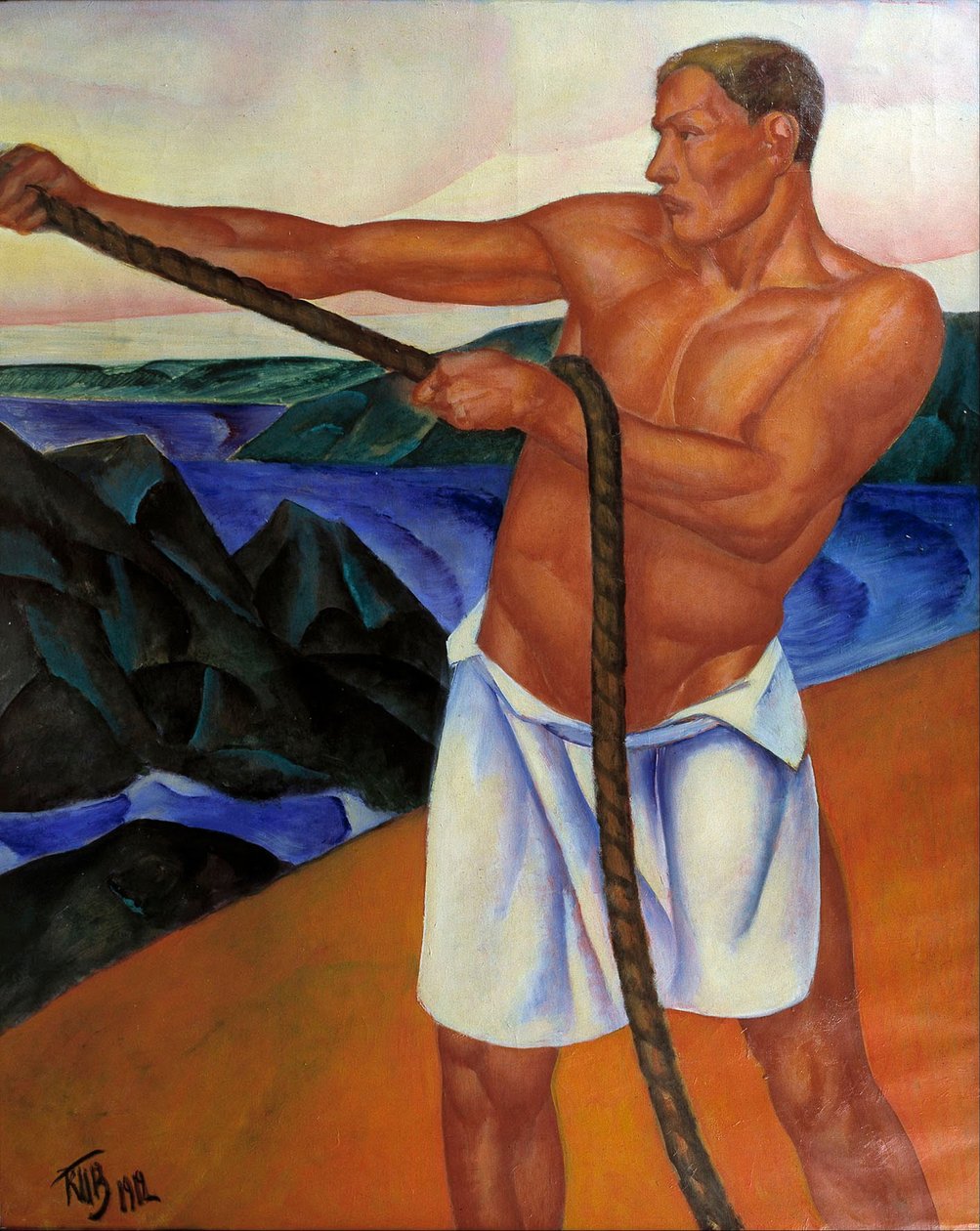 Der Arbeiter, 1912 von Kuzma Sergeevich Petrov Vodkin