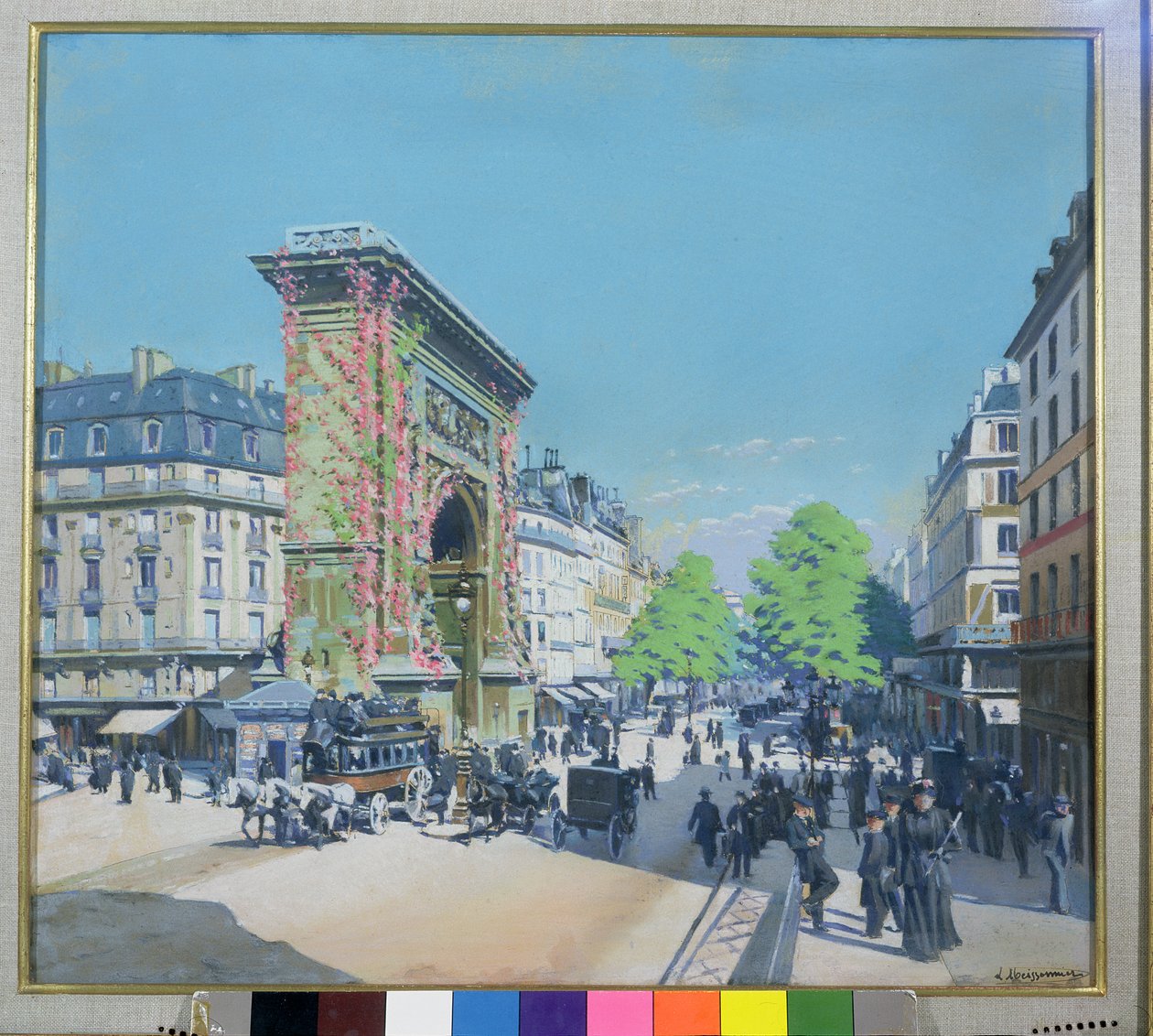 La Porte St. Denis, Paris, 1880 von L. Abeissonier