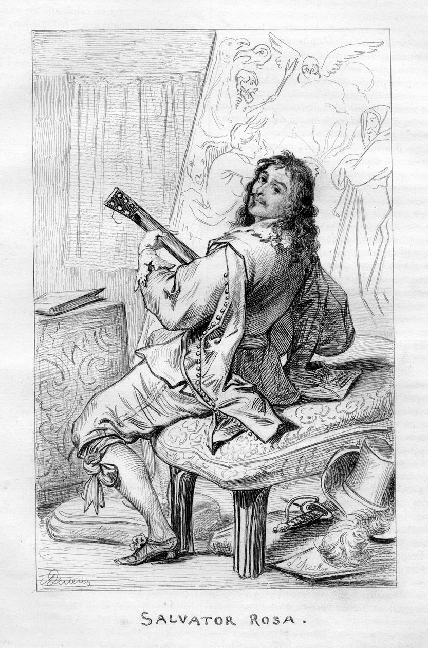 Graviertes Porträt von «L. Chaillot» d Devéria