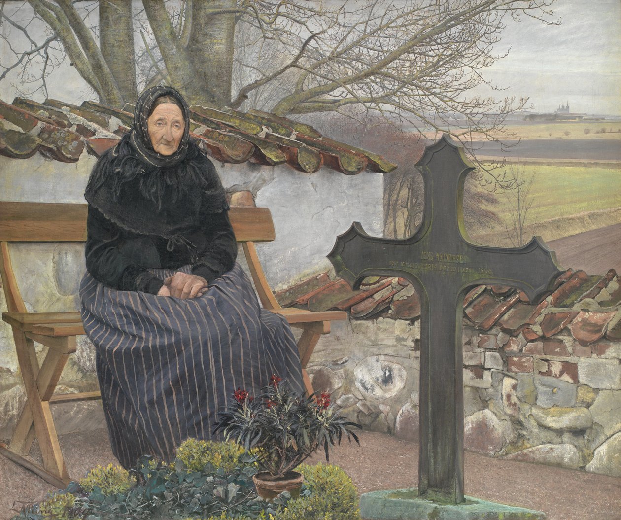 Kirchhof in Fløng von Laurits Andersen Ring
