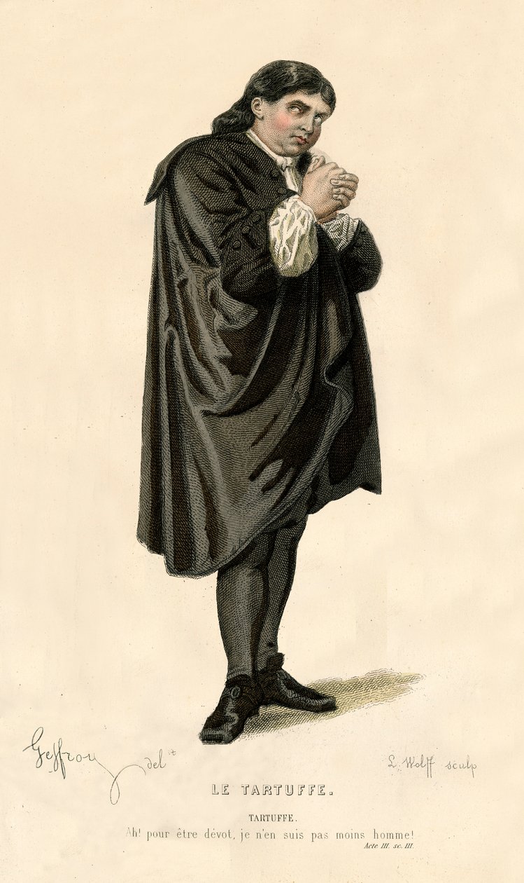 Tartuffe, 1868 von L. Wolff