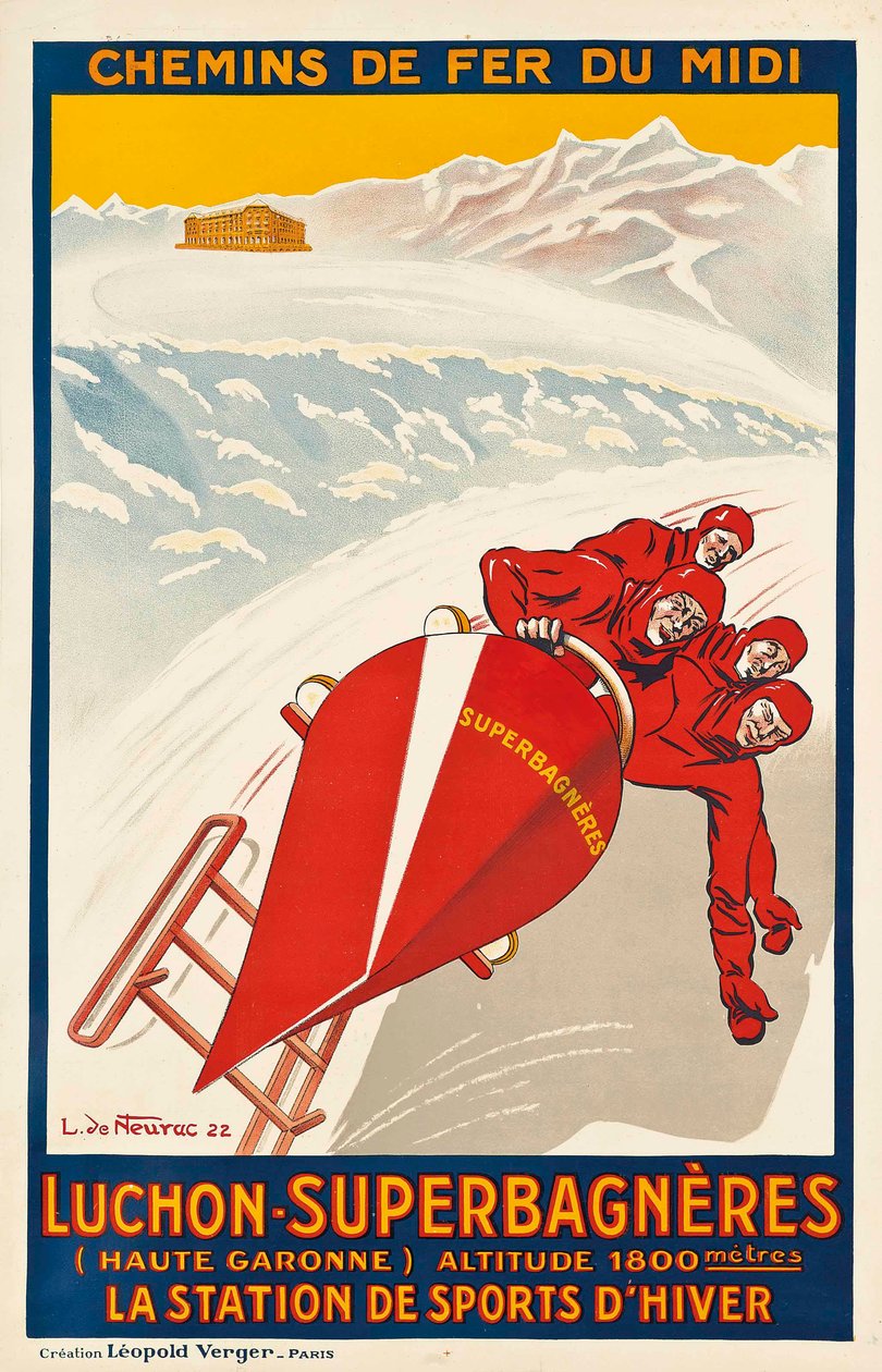 Luchon Superbagnères von L. de Neurac