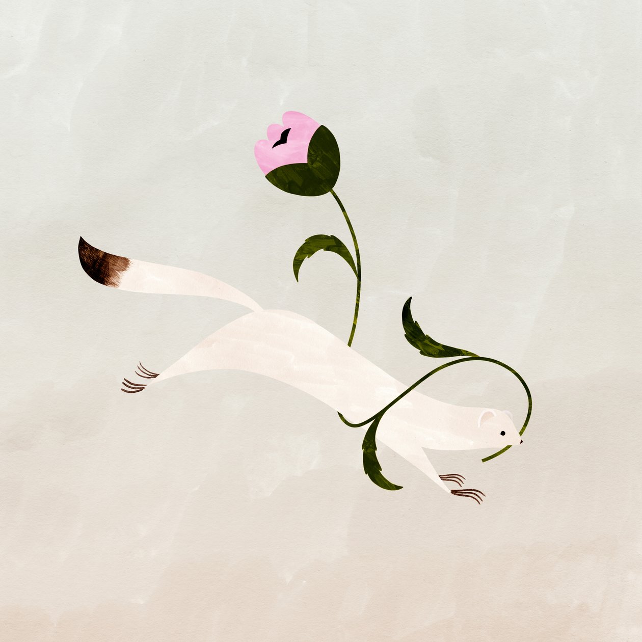 Blumenpflücken von Léa Le Pivert