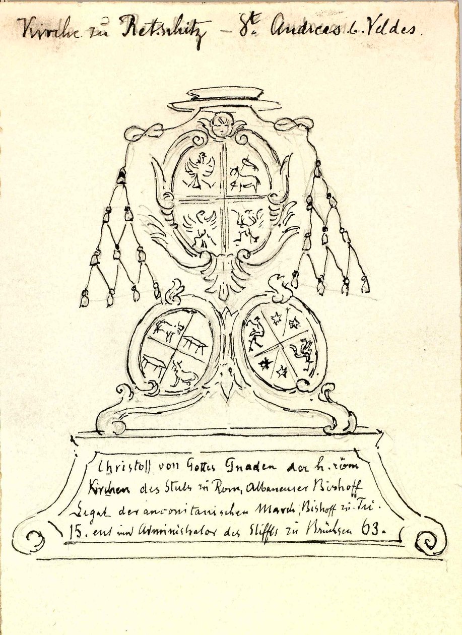 Wappen des Brixner Bischofs von Ladislav Benesch