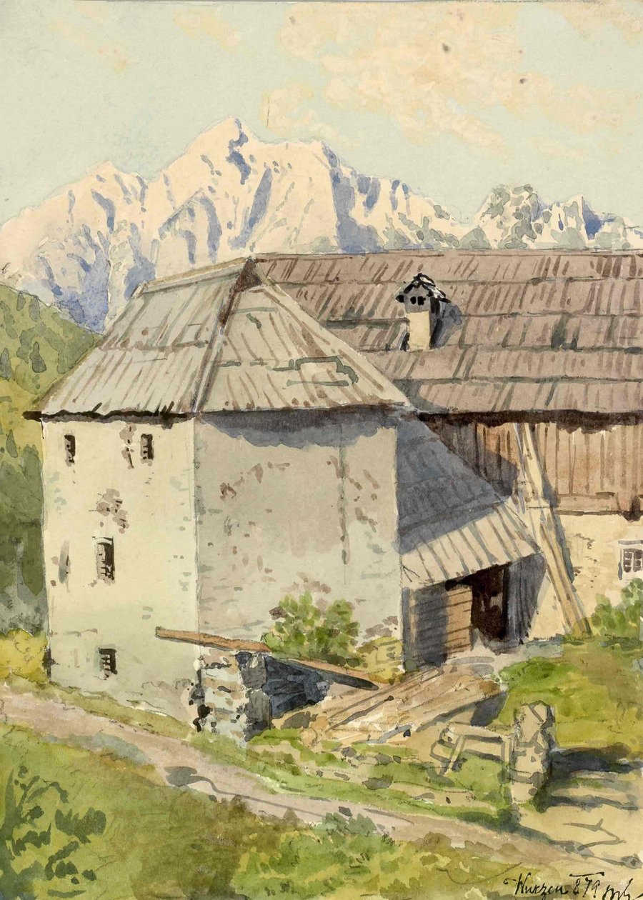 Podkoren mit Ponco im Hintergrund von Ladislav Benesch