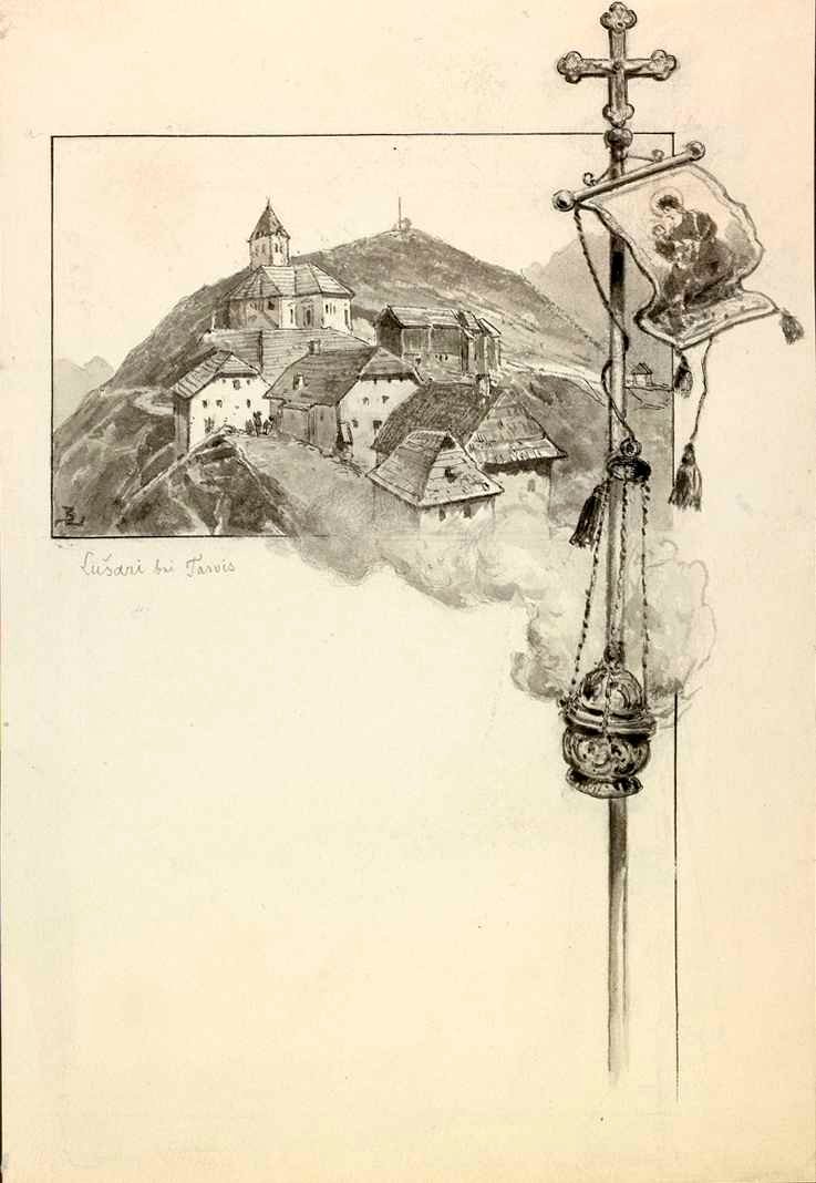 Blick auf Svete Višarje von Ladislav Benesch