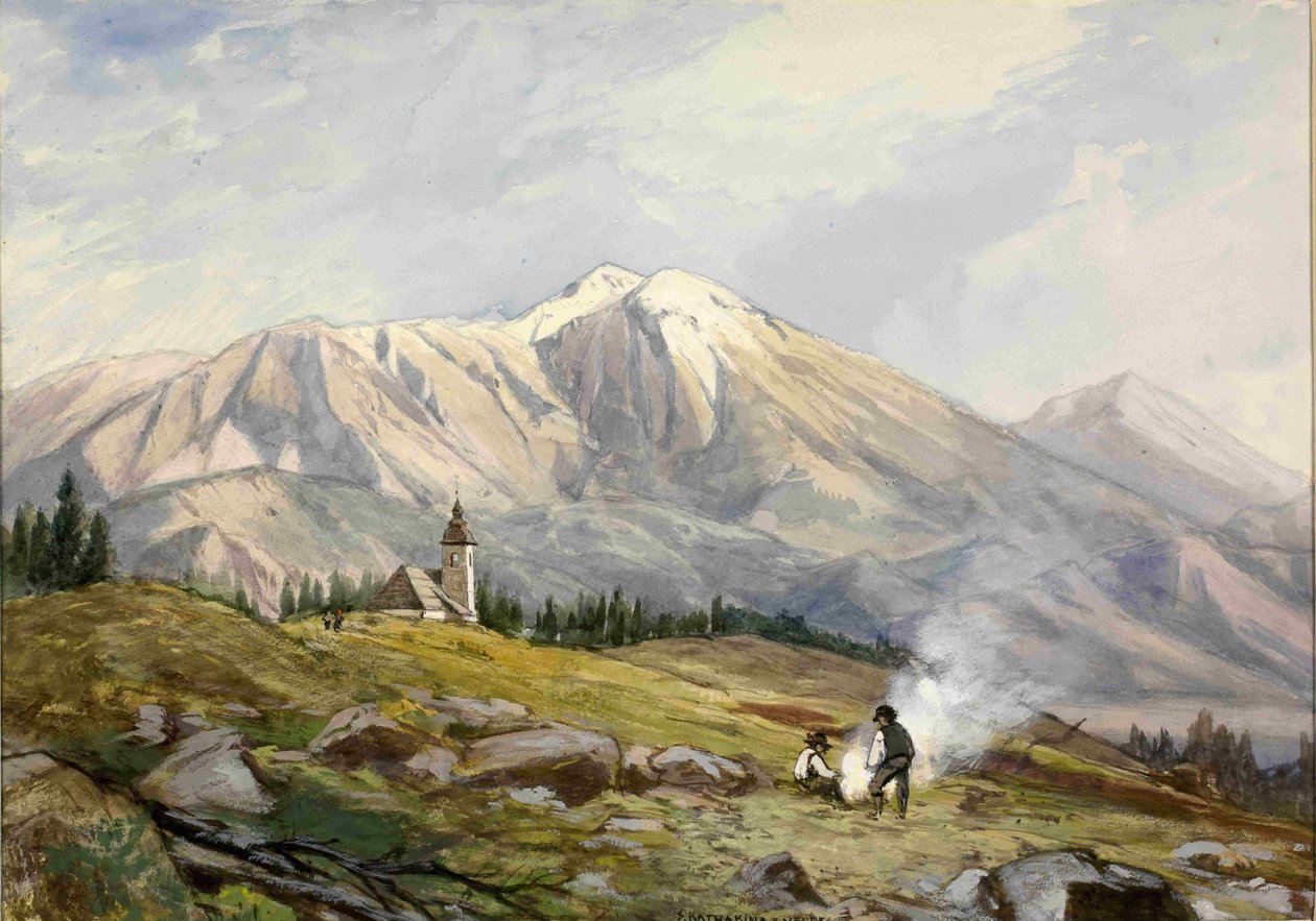 Sv. Katarina nad Zasipom bei Bled von Ladislav Benesch