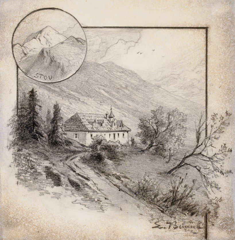 Valvasorjeva Hütte unter Stol von Ladislav Benesch