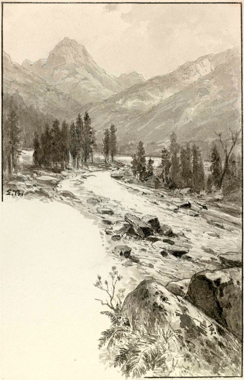 Zajzera mit Mangart im Hintergrund von Ladislav Benesch