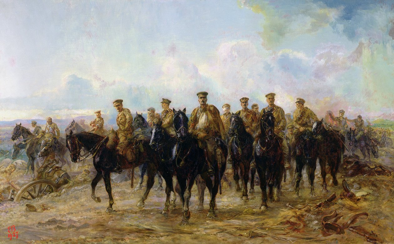 Der Rückzug von Mons, 1927 von Lady Butler