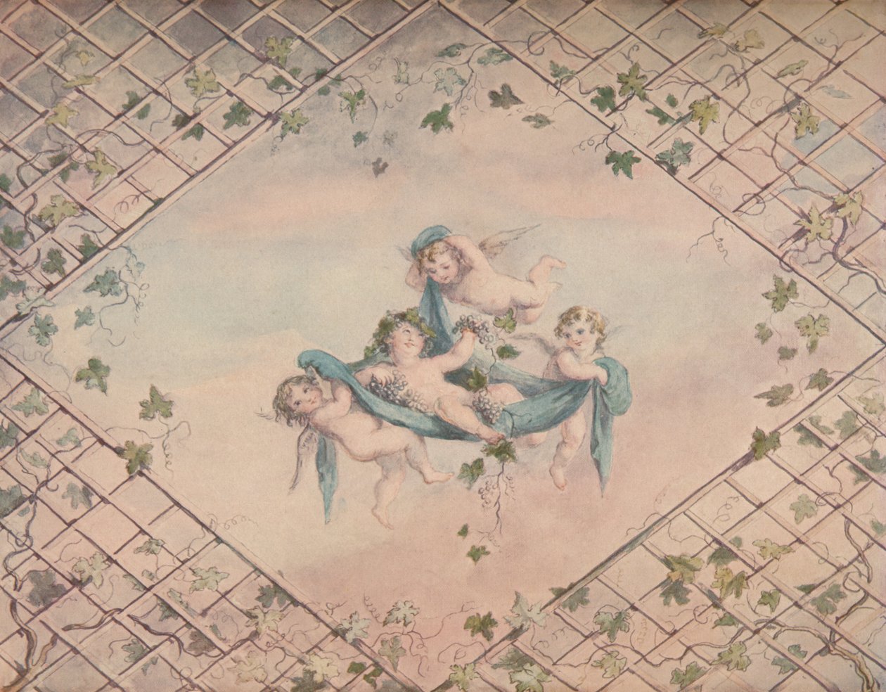 Entwurf für eine Decke, 1903 von Lady Diana Spencer