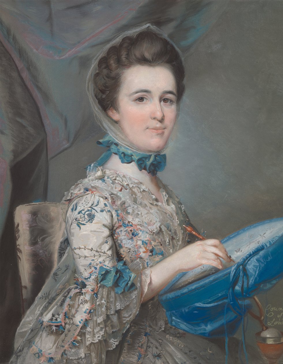 Selbstporträt von Lady Mary Lowther