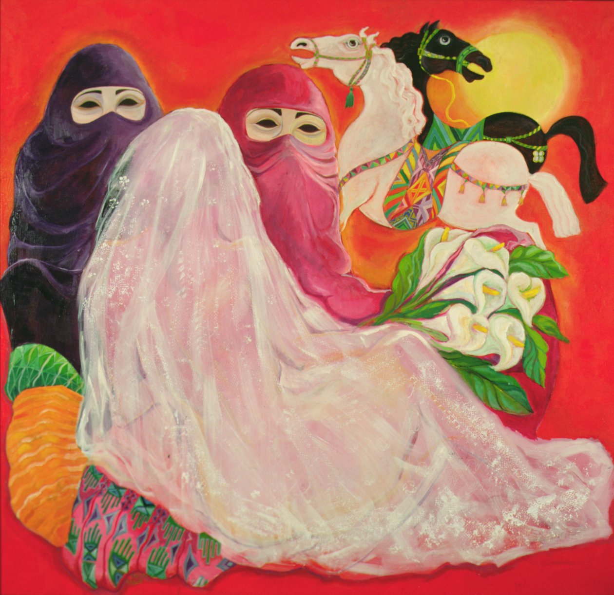 Wüstenbraut von Laila (Contemporary Artist) Shawa