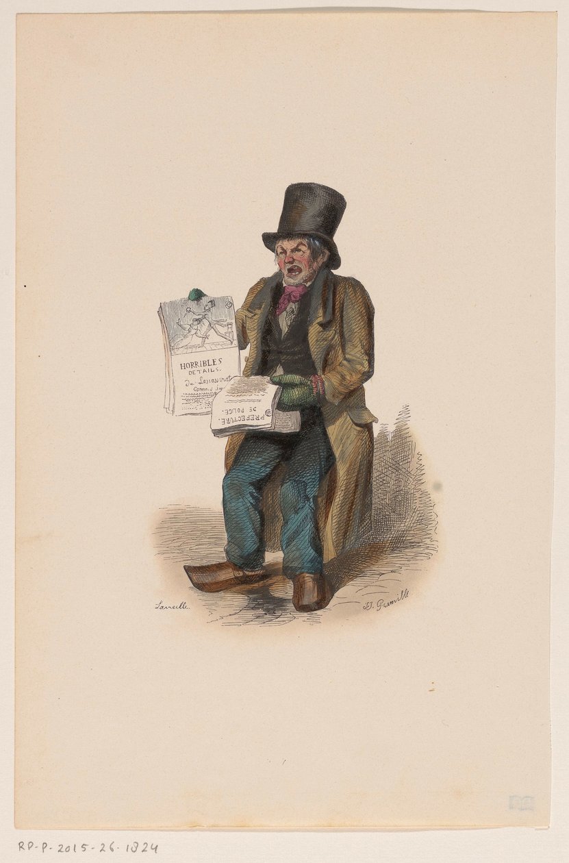 Zeitungsverkäufer von Laireille