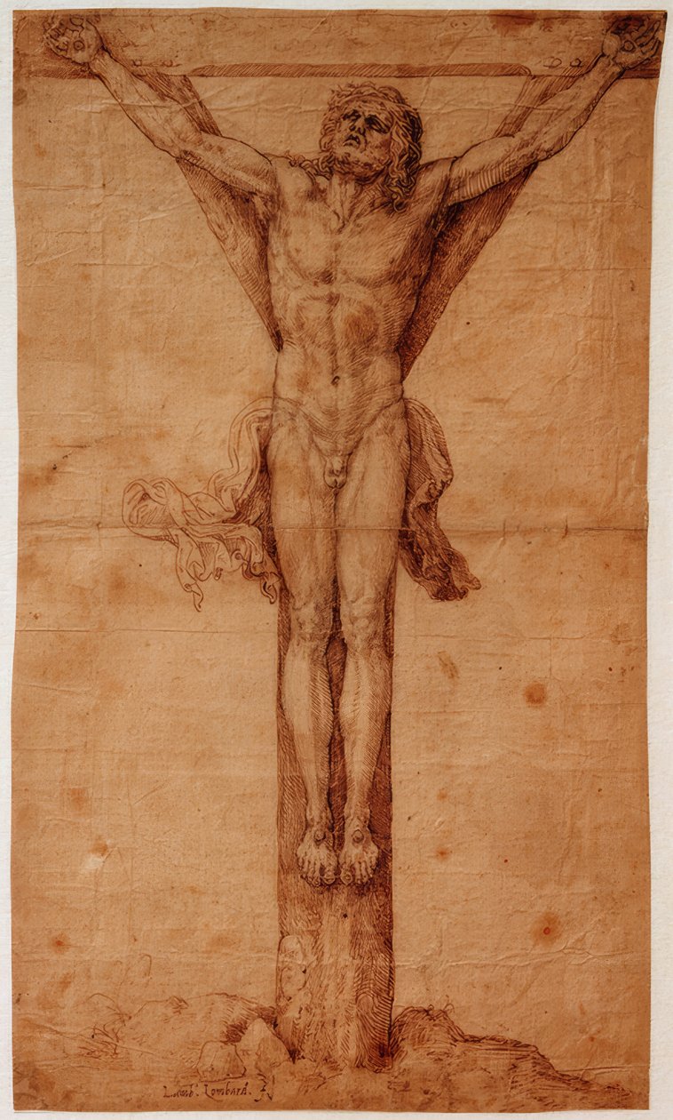 Christus am Kreuz von Lambert Lombard