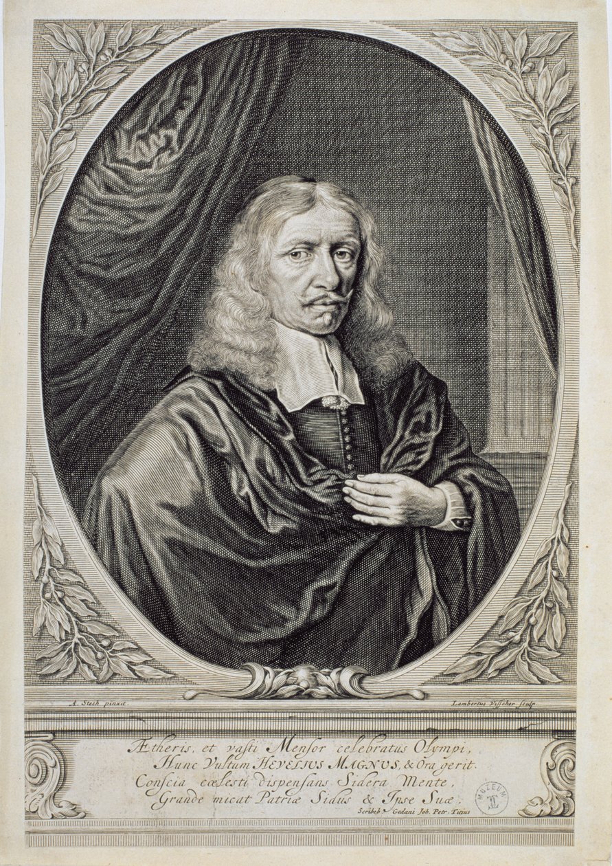 Johannes Hevelius, 1668 von Lambert de Visscher