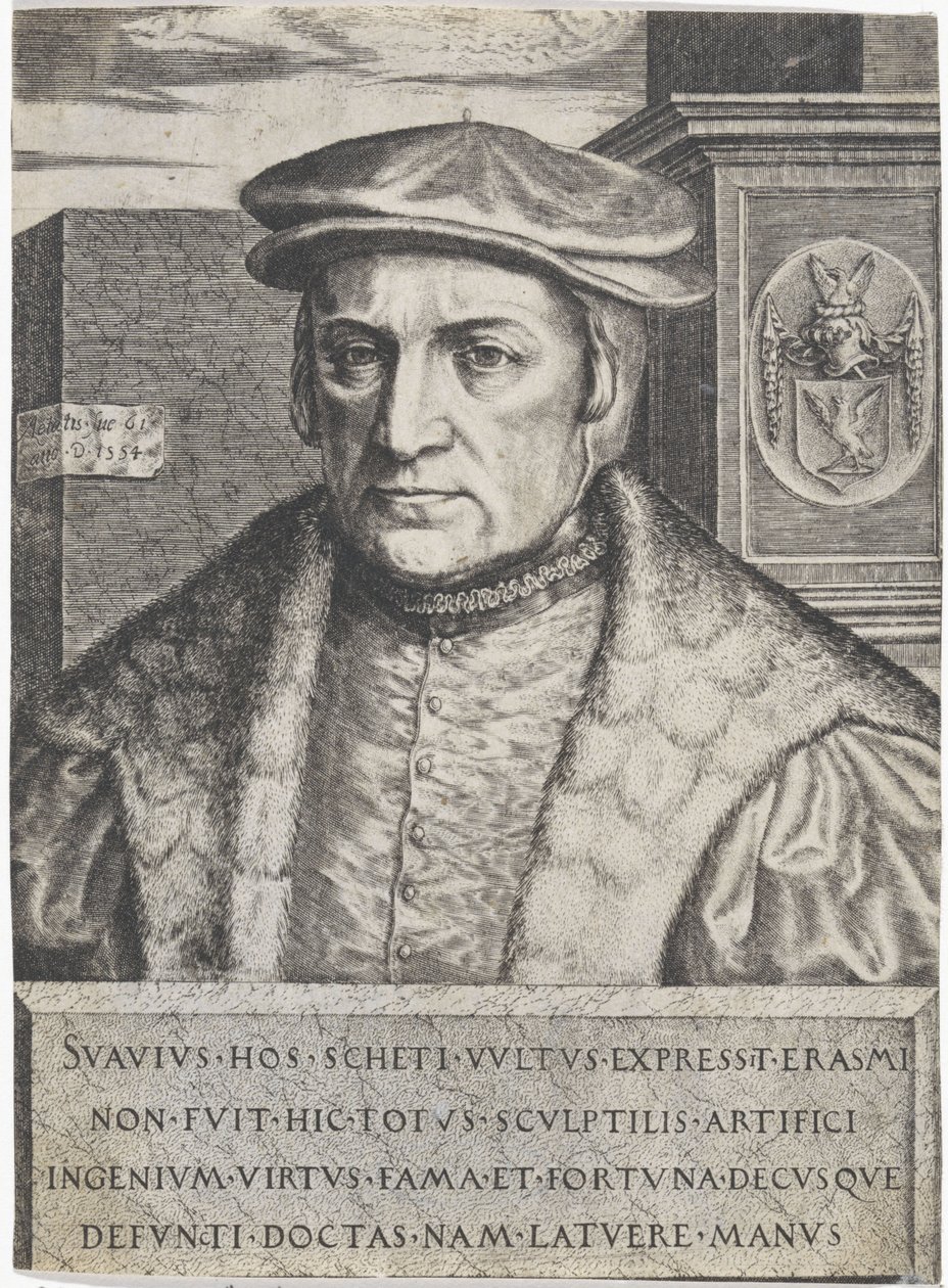 Porträt von Erasmus Schetz von Lambertus Suavius