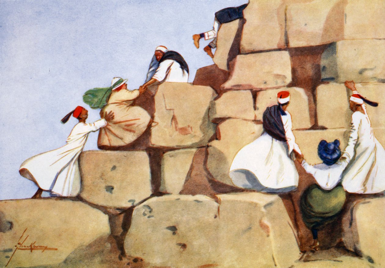 Die Kletterer, 1908 von Lance Thackeray
