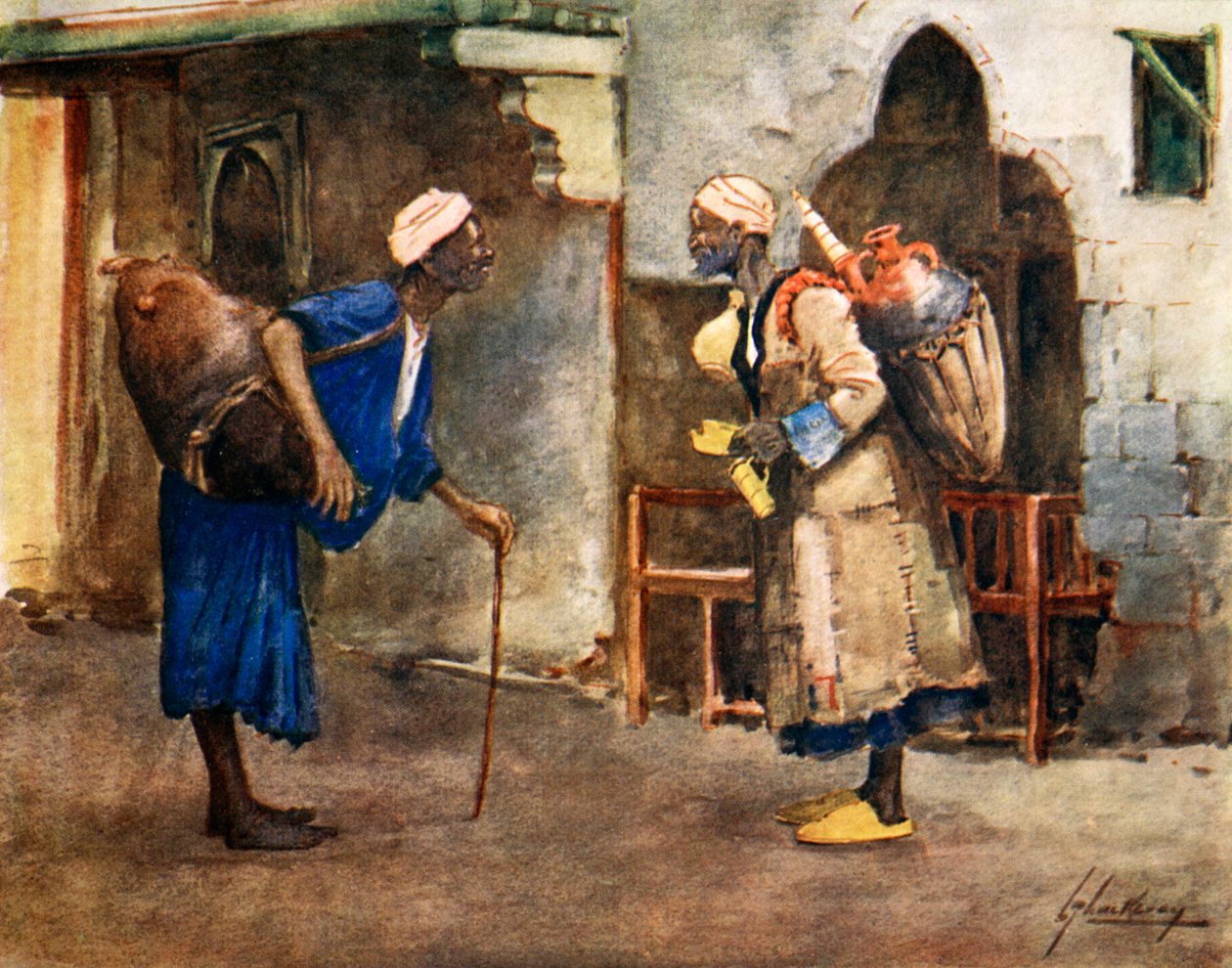 Das Treffen der Wasser, 1908 von Lance Thackeray