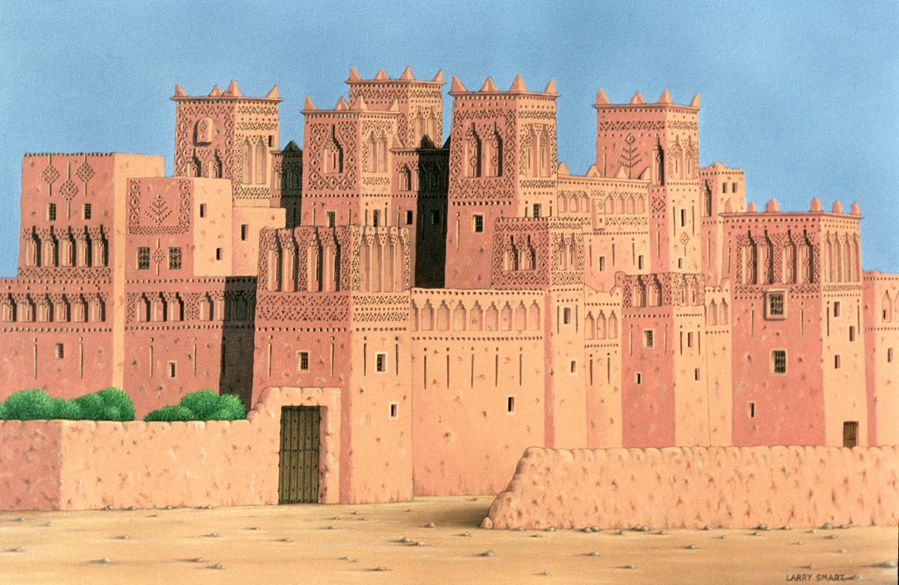 Kasbah, Südmarokko, 1998 von Larry Smart