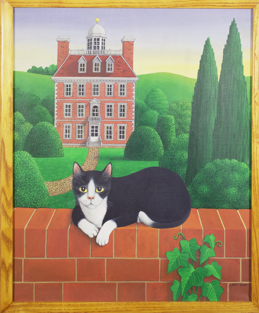 Die Katze auf der Mauer, 1986 von Larry Smart