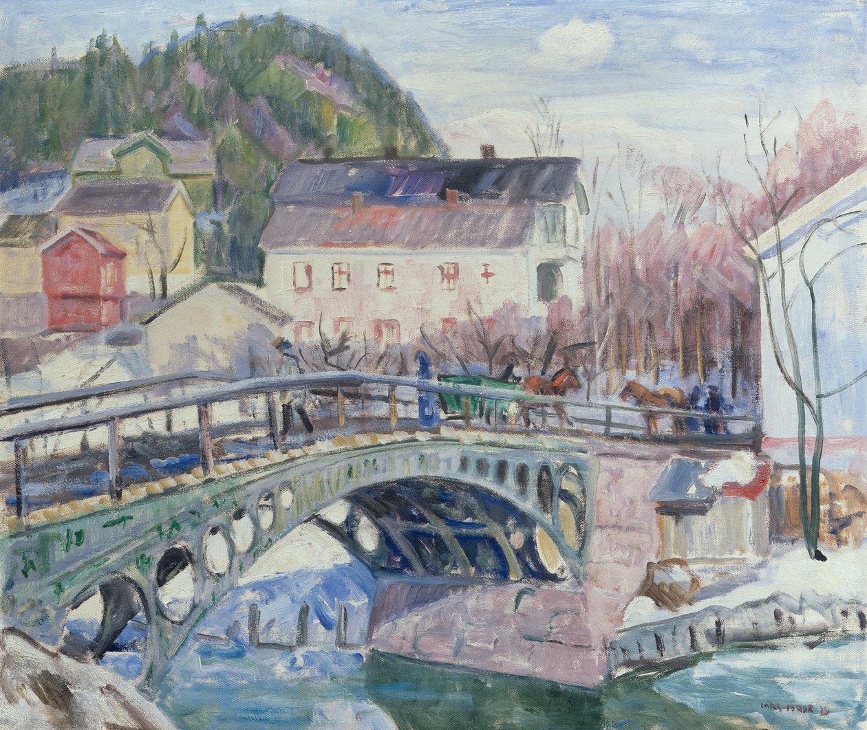 Løkke-Brücke in Sandvika von Lars Jorde