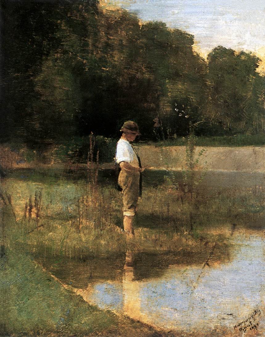 Angler von Laszlo Mednyanszky
