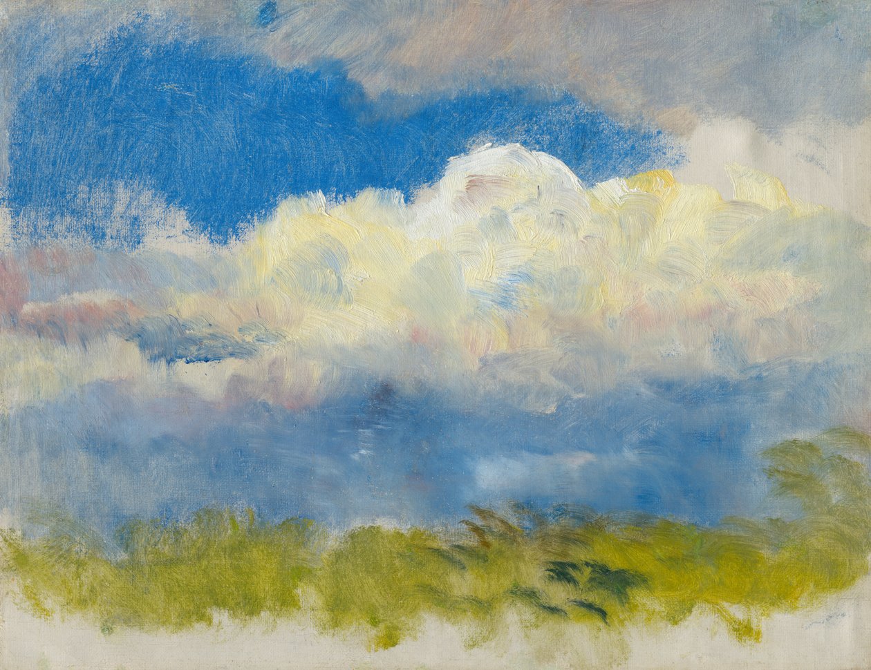 Frühlingshimmel, ca. 1890 von Laszlo Mednyanszky