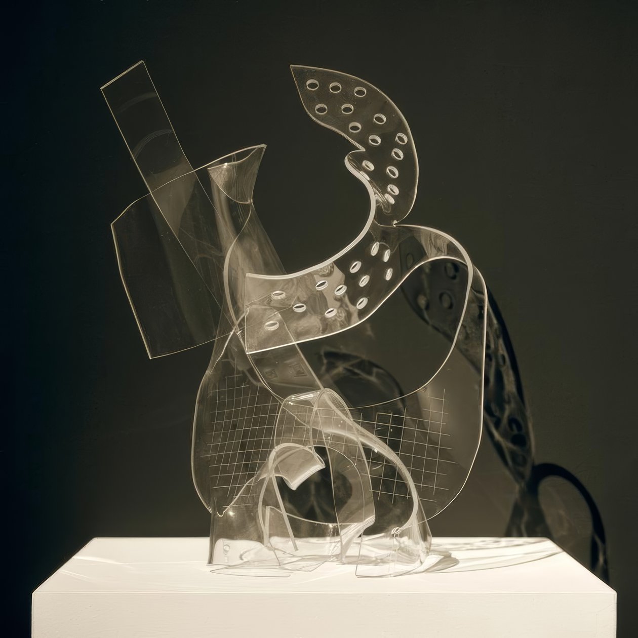 Spirale / Plexiglasskulptur (Replik) von Laszlo Moholy Nagy