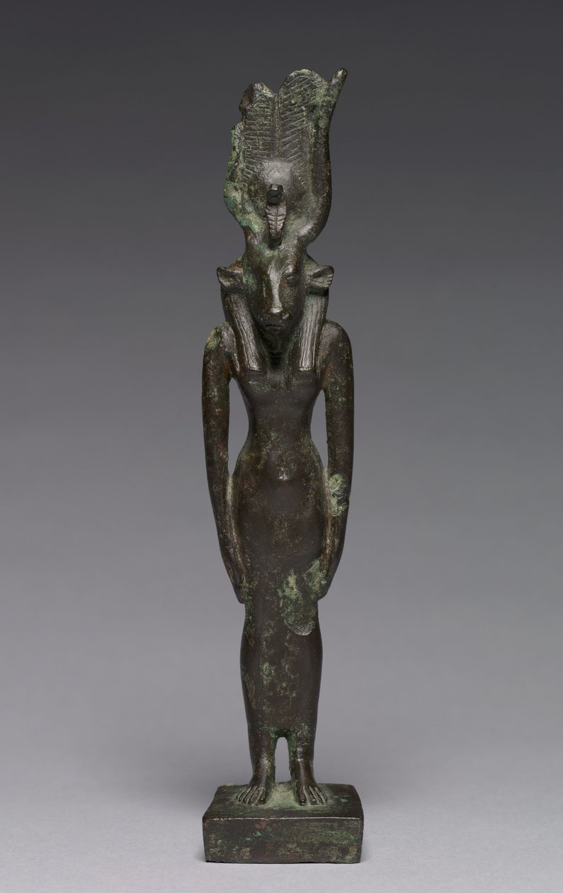 Statuette von Hathor, 664-30 v. Chr. von Late Period Egyptian