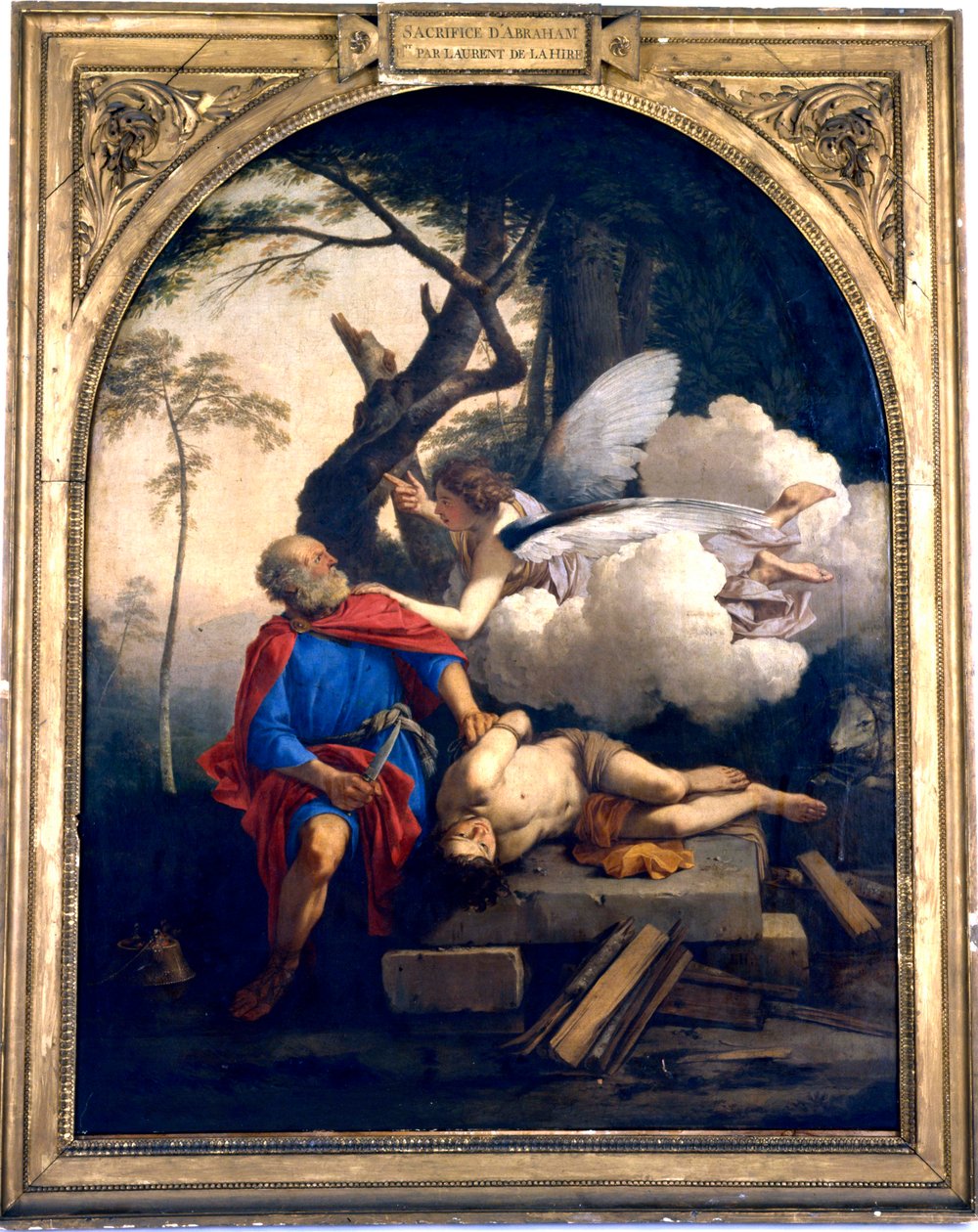 Abrahams Opfer von Laurent de la Hyre
