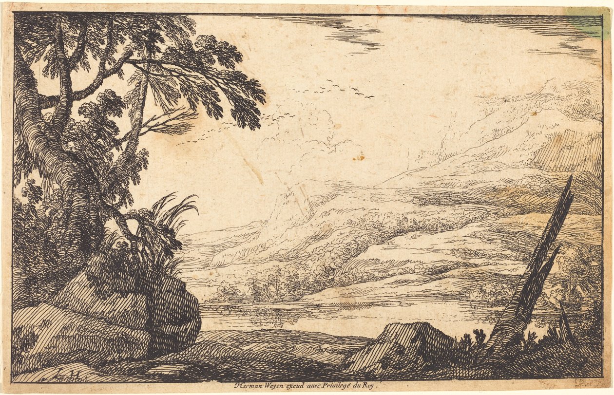 Gebirgslandschaft von Laurent de la Hyre