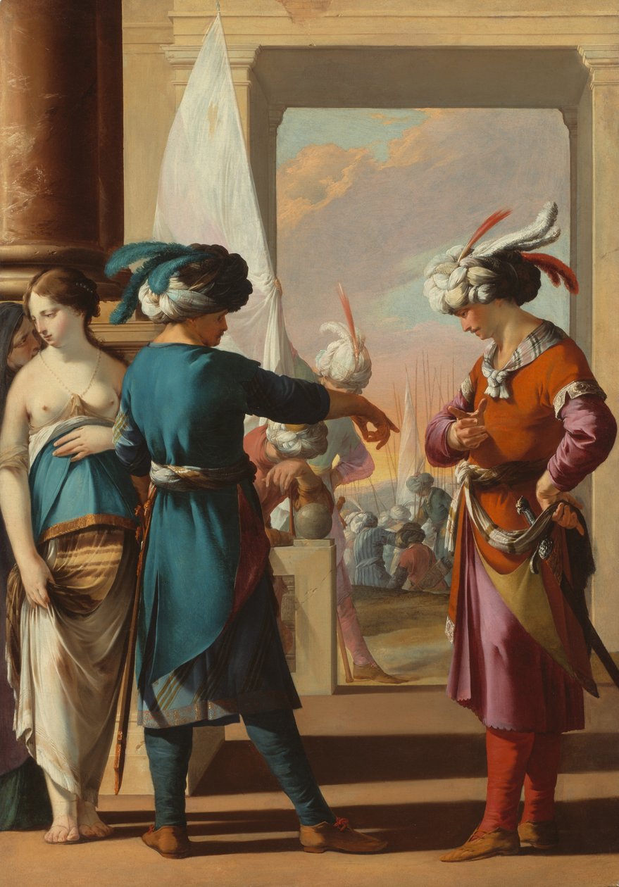 Panthea, Cyrus und Araspas von Laurent de la Hyre