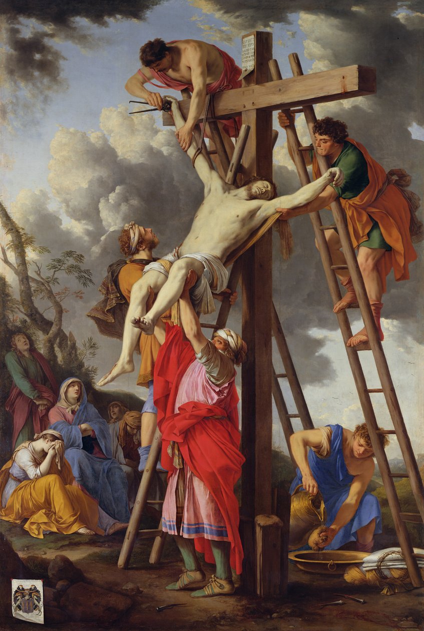 Die Kreuzabnahme, 1655 von Laurent de la Hyre