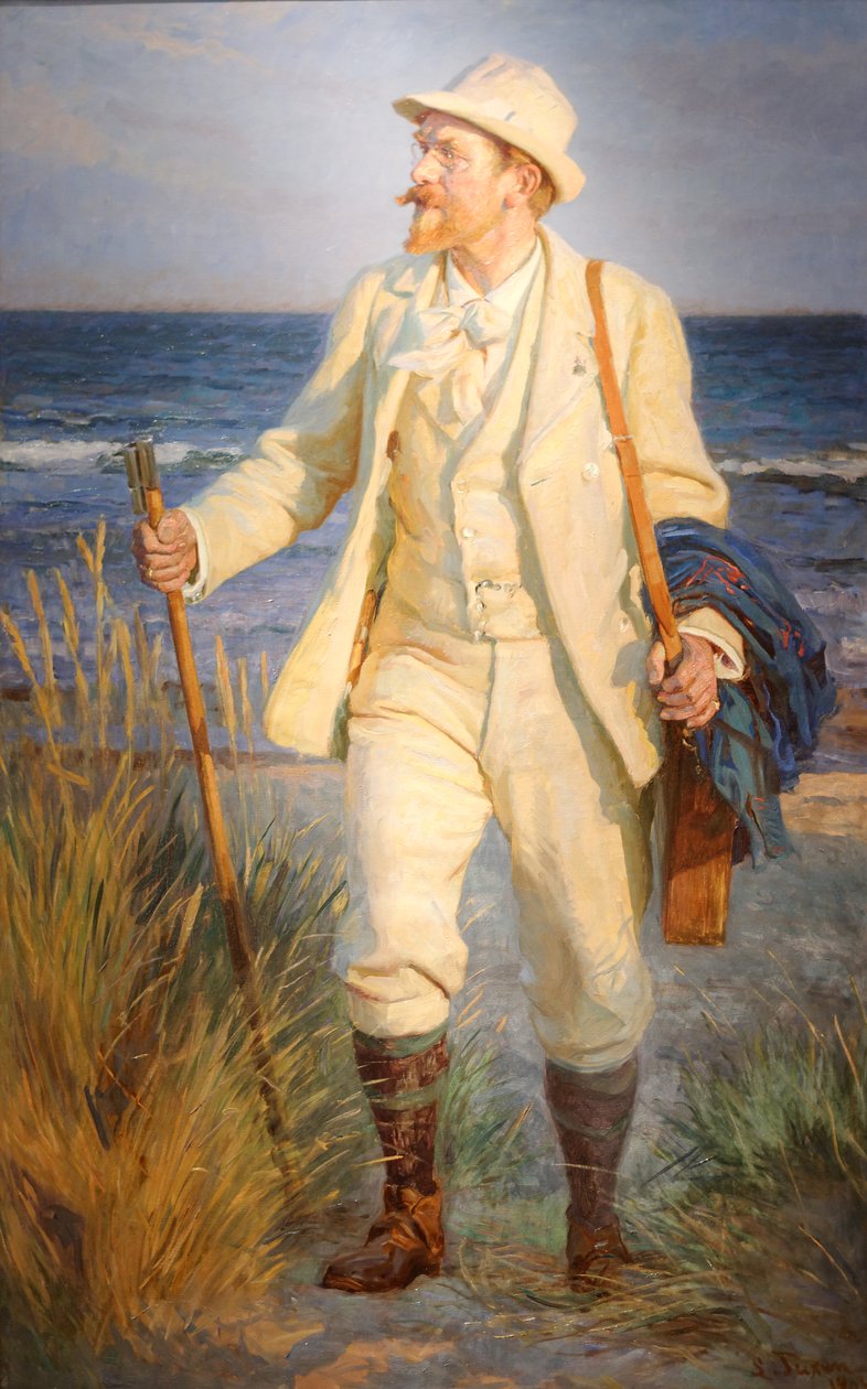 Porträt des dänischen Malers Peder Severin Krøyer von Laurits Regner Tuxen
