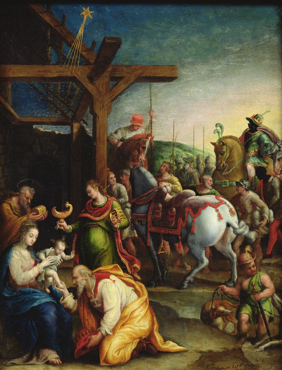 Die Anbetung der Heiligen Drei Könige, spätes 16. Jahrhundert von Lavinia Fontana