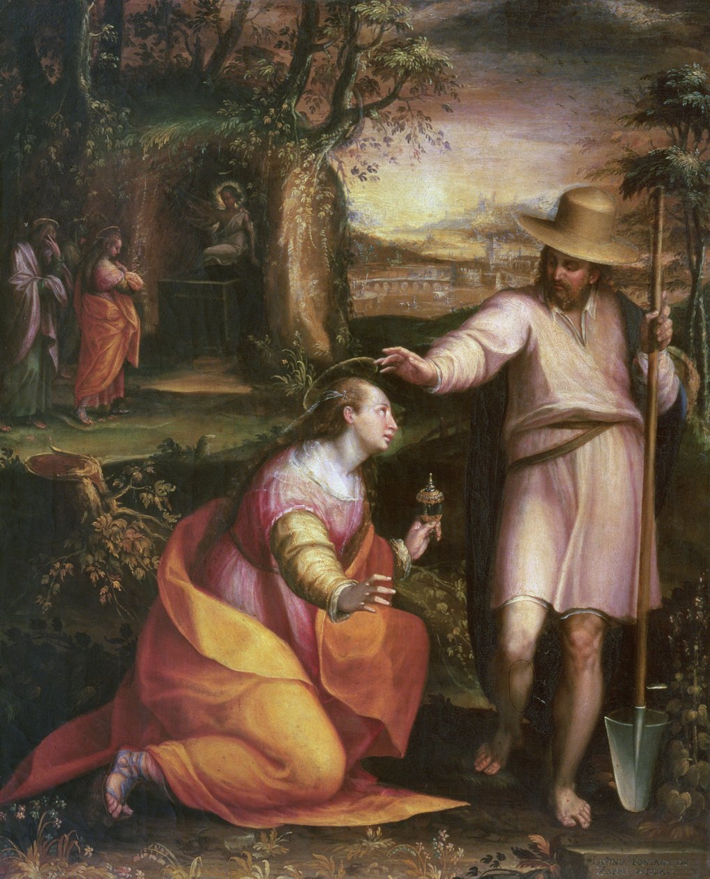 Noli me Tangere, 1581 von Lavinia Fontana
