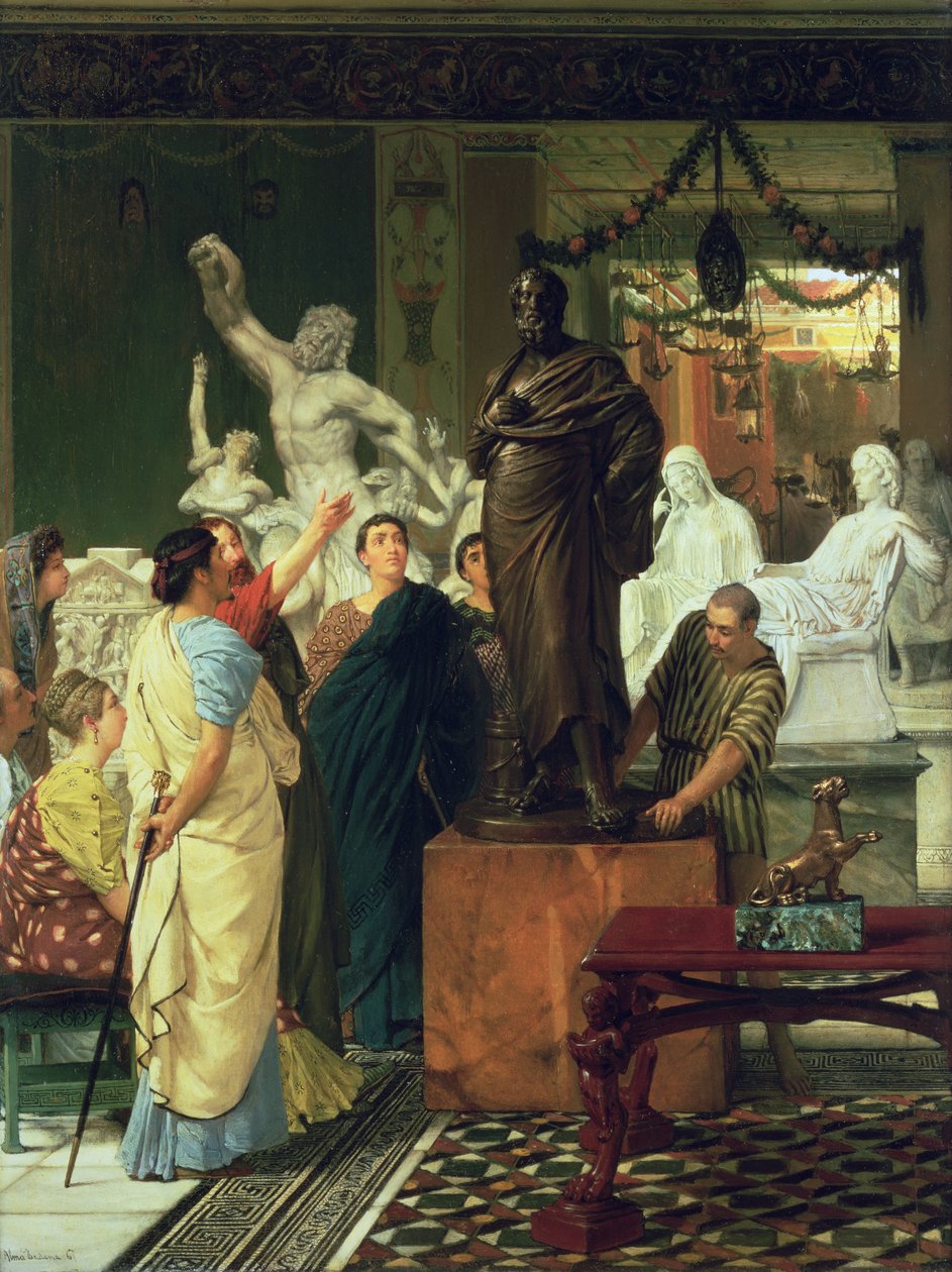 Händler von Statuen von Lawrence Alma Tadema