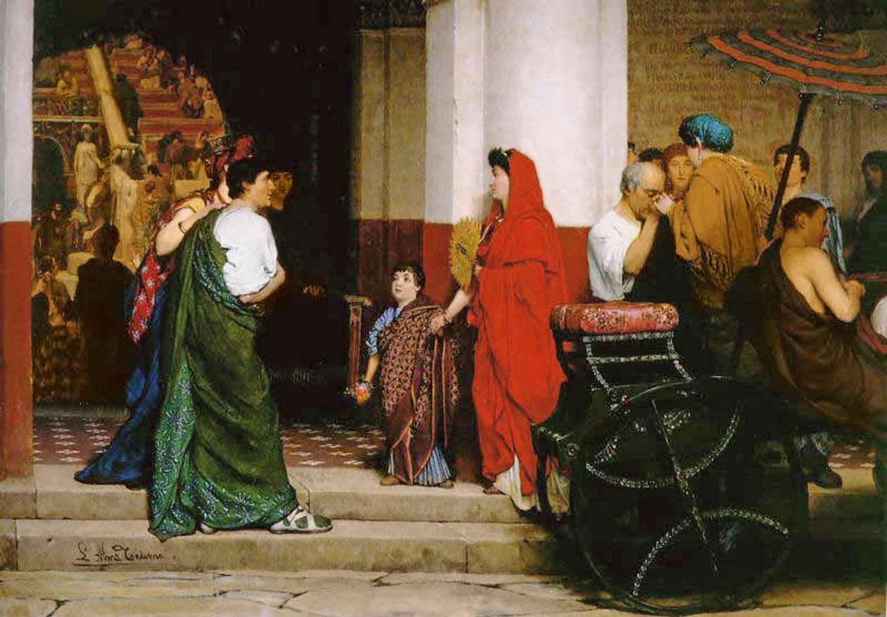 Eingang zu einem römischen Theater, 1866 von Lawrence Alma Tadema