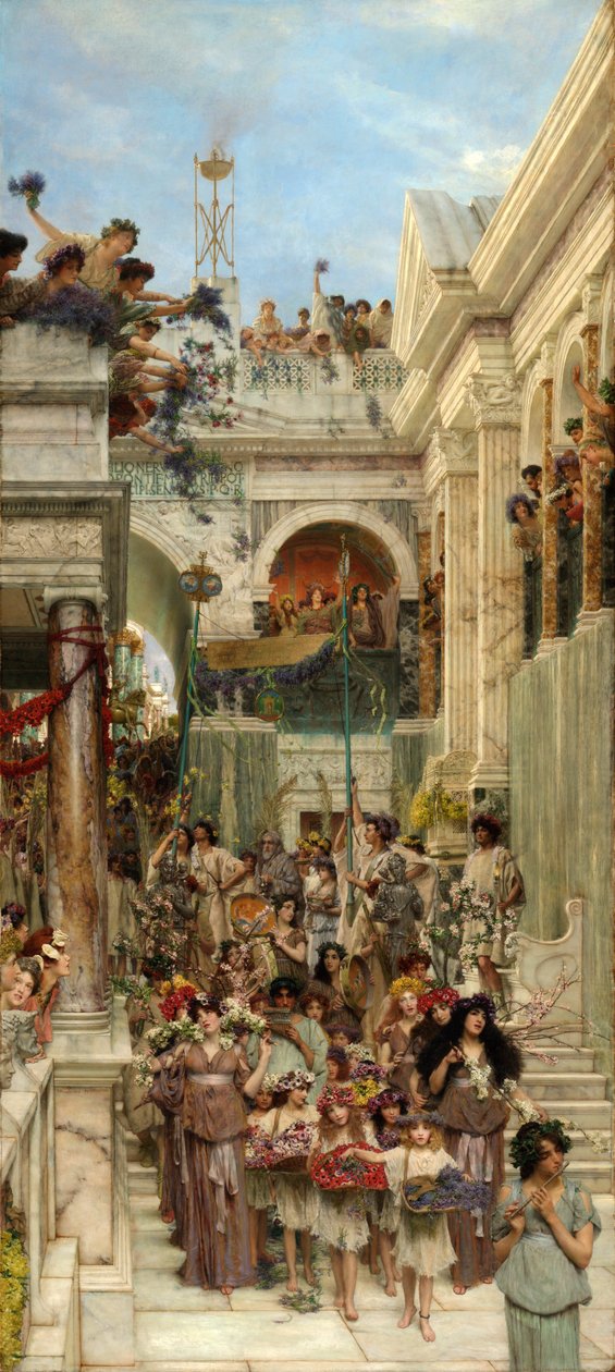 Frühling von Lawrence Alma Tadema