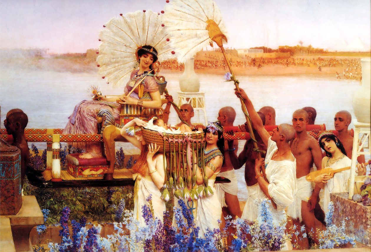 Das Auffinden des Moses von Lawrence Alma Tadema