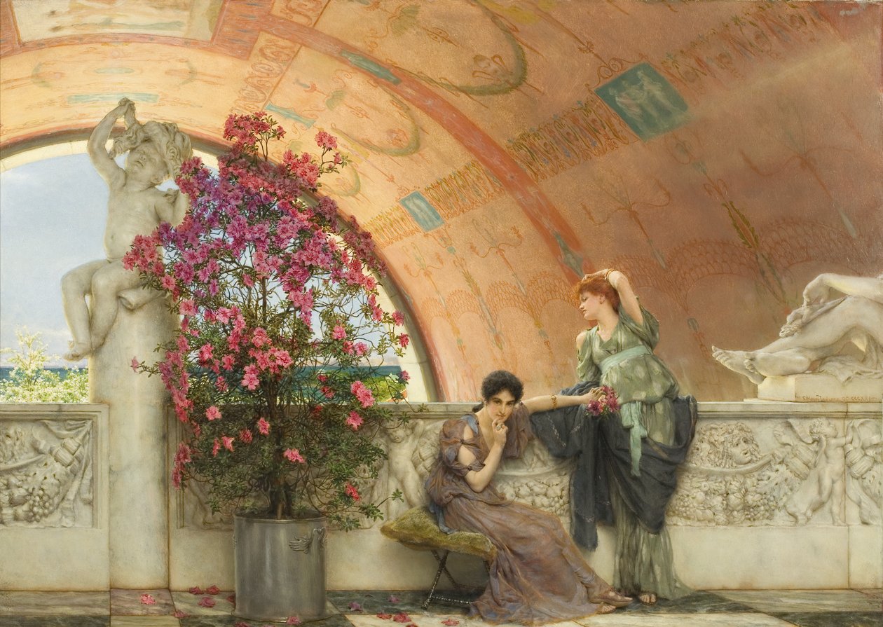 Unbewusste Rivalen von Lawrence Alma Tadema