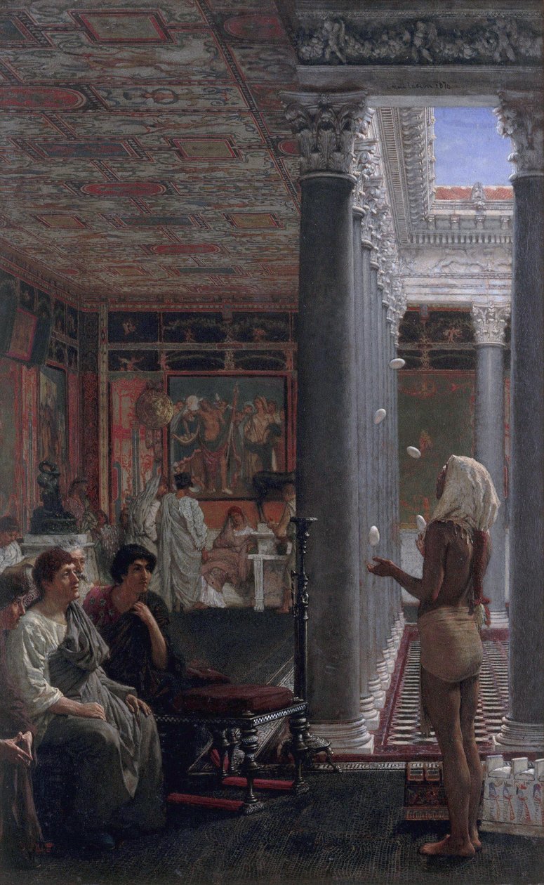 Ein Jongleur von Lawrence Alma Tadema