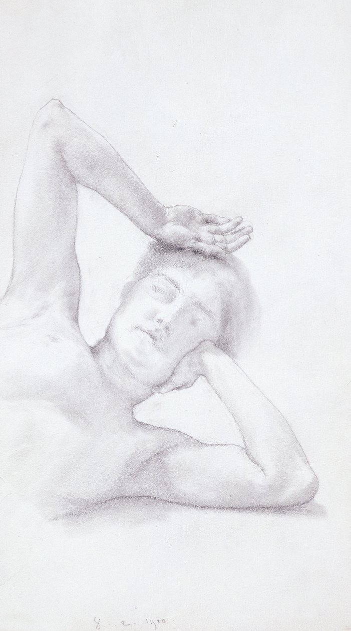 Weiblicher Kopf und Torso, 1900 von Lawrence Alma Tadema